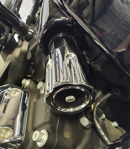 Chrome shock adjuster - chrome, knob